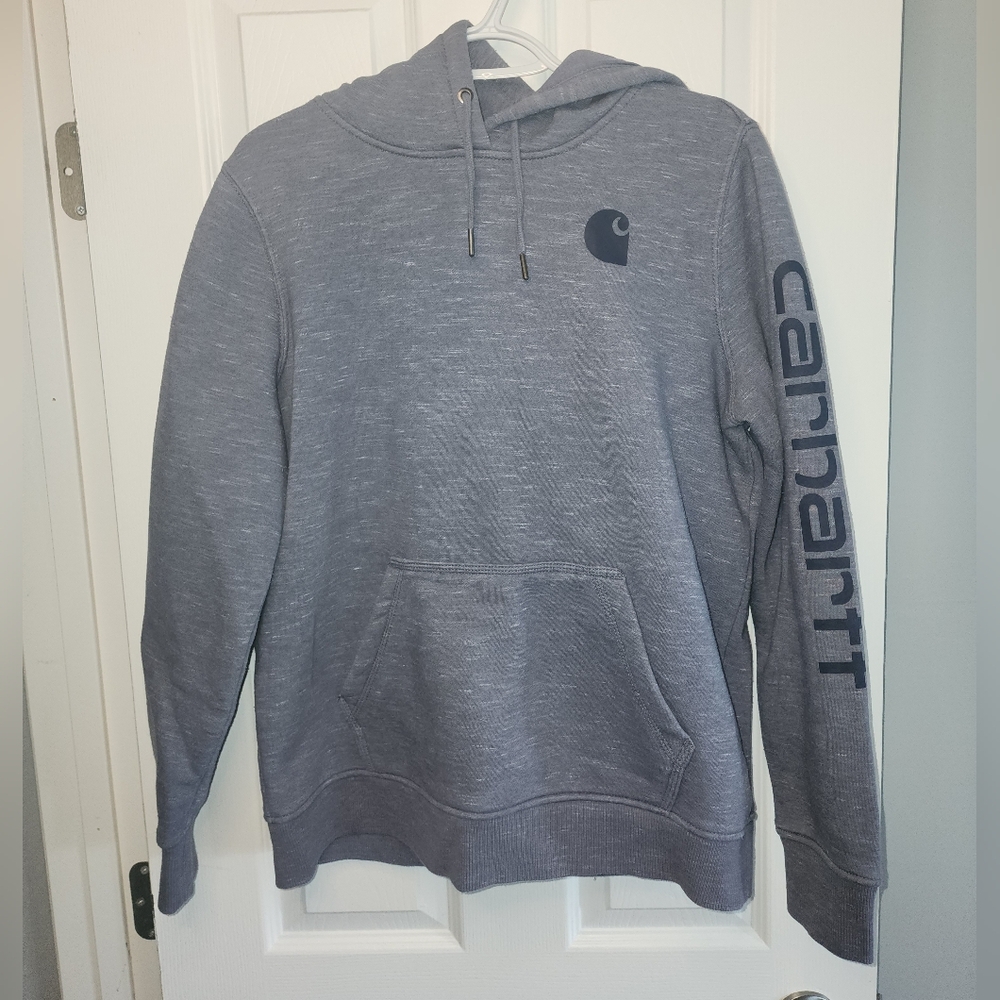 Carhartt Gray Hoodie Sweatshirt
